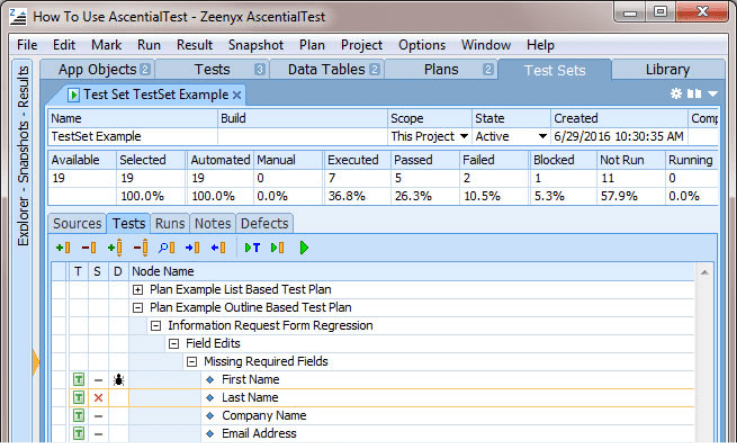 Test Execution Management